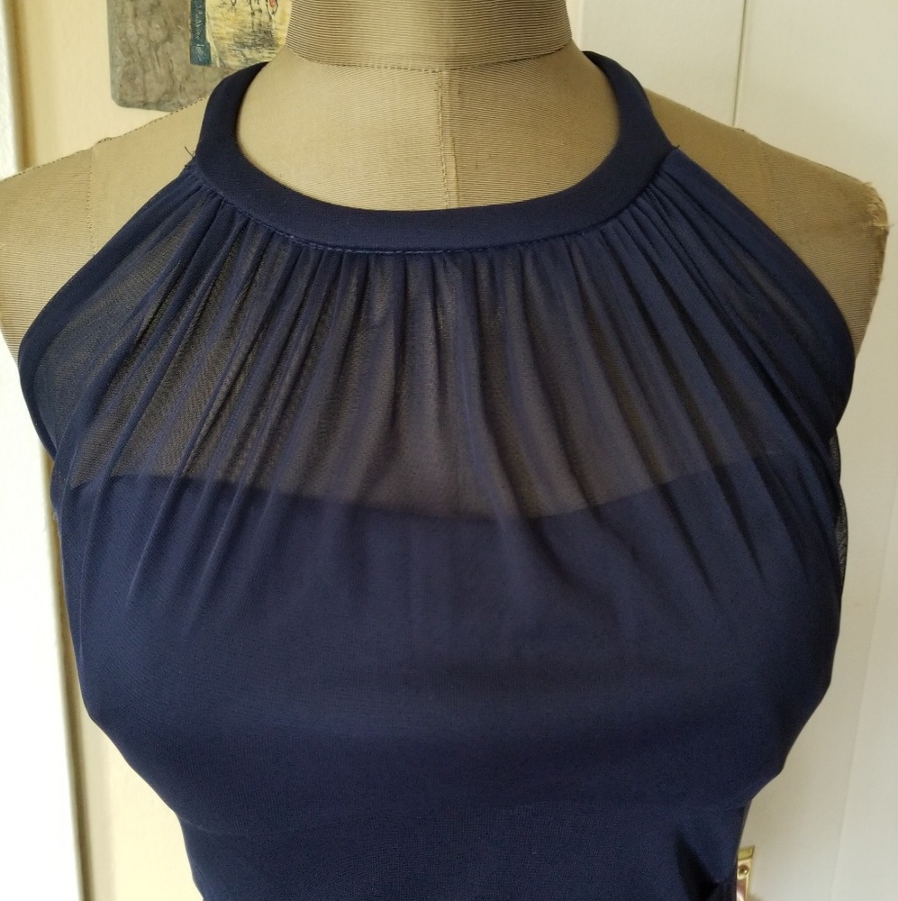 Marine Blue Dress Formal